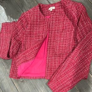 Women's Pink Tweed Jacket